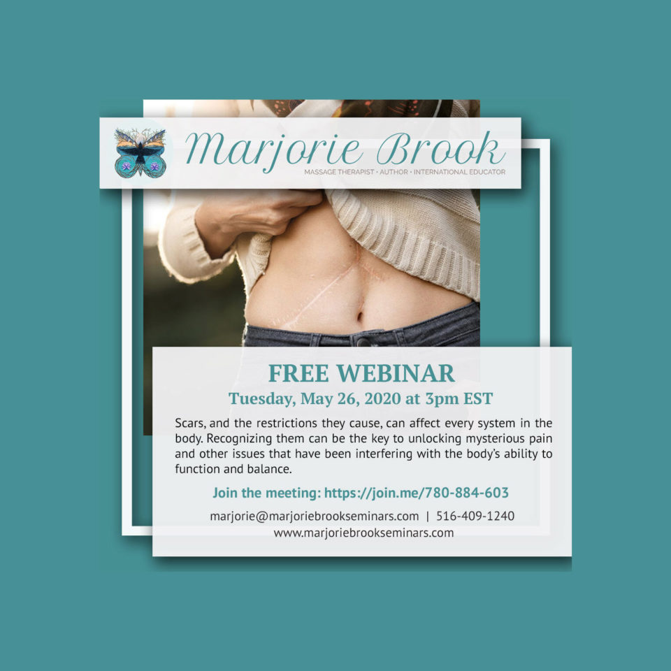 marjorie brook free scar tissue release webinar