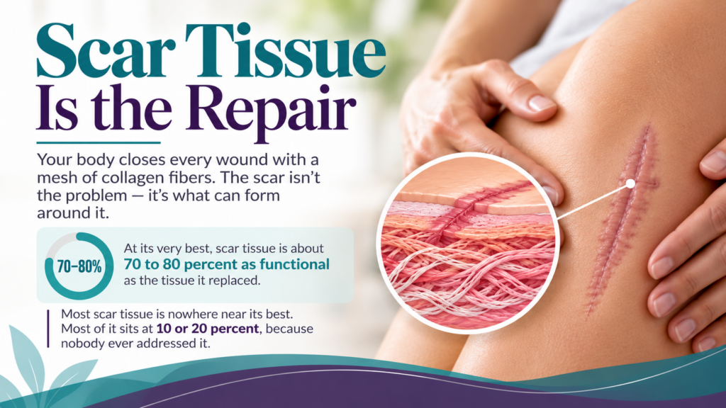 scar tissue is the repair